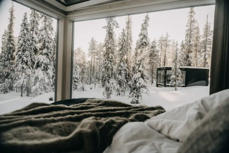 Glazen Blockhütte Lappland