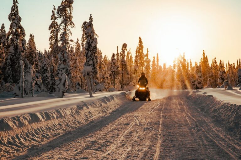 Lapland Schneemobil