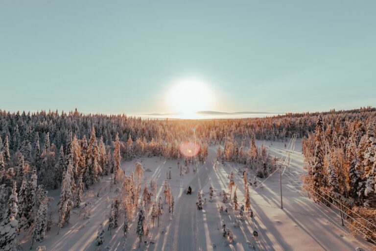 Lapland Schneemobil