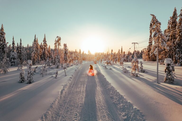 Schneemobil-Tour Lappland