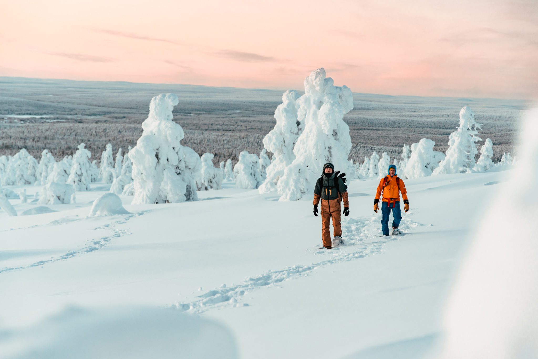 Schneeschuhwanderung Lappland